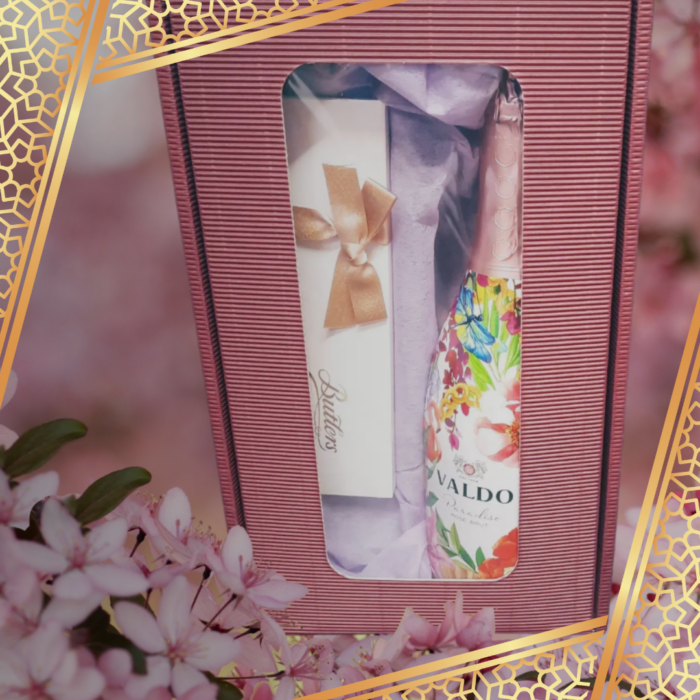 Pink Valdo Rosé Prosecco & Chocolates Gift Box