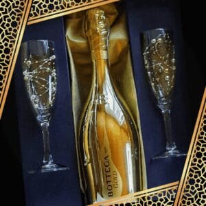 Bottega – Gold 2 Glass Gift Box
