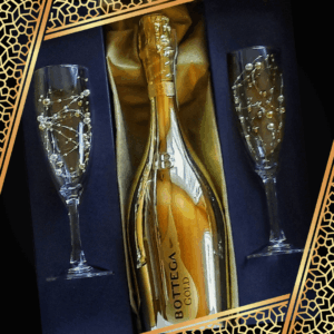 Bottega – Gold 2 Glass Gift Box