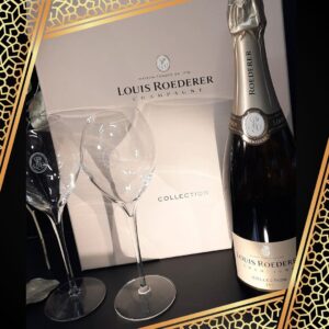 Louis Roederer Champagne & Flutes Gift Box
