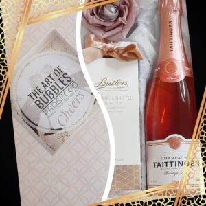 Taittinger – Pink Rosé Champagne & Chocolates Gift Box